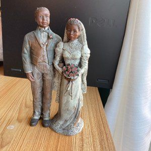 "ALWAYS AND FOREVER" BRIDE & GROOM FIRGURINES  vg